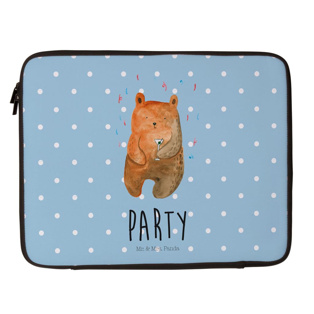 Notebook Tasche Bär Party Notebook Tasche, Laptop, Computertasche, Tasche, Notebook-Tasche, Notebook-Reisehülle, Notebook Schutz, Bär, Teddy, Teddybär, Geburtstag, Geburtstagsgeschenk, Geschenk, Party, Feiern, Abfeiern, Mitbringsel, Gute Laune, Lustig