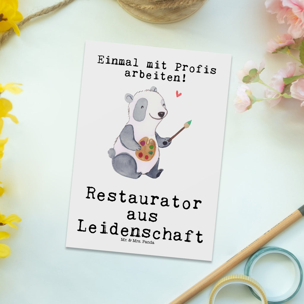 Postkarte Restaurator aus Leidenschaft Postkarte, Karte, Geschenkkarte, Grußkarte, Einladung, Ansichtskarte, Geburtstagskarte, Einladungskarte, Dankeskarte, Ansichtskarten, Einladung Geburtstag, Einladungskarten Geburtstag, Beruf, Ausbildung, Jubiläum, Abschied, Rente, Kollege, Kollegin, Geschenk, Schenken, Arbeitskollege, Mitarbeiter, Firma, Danke, Dankeschön