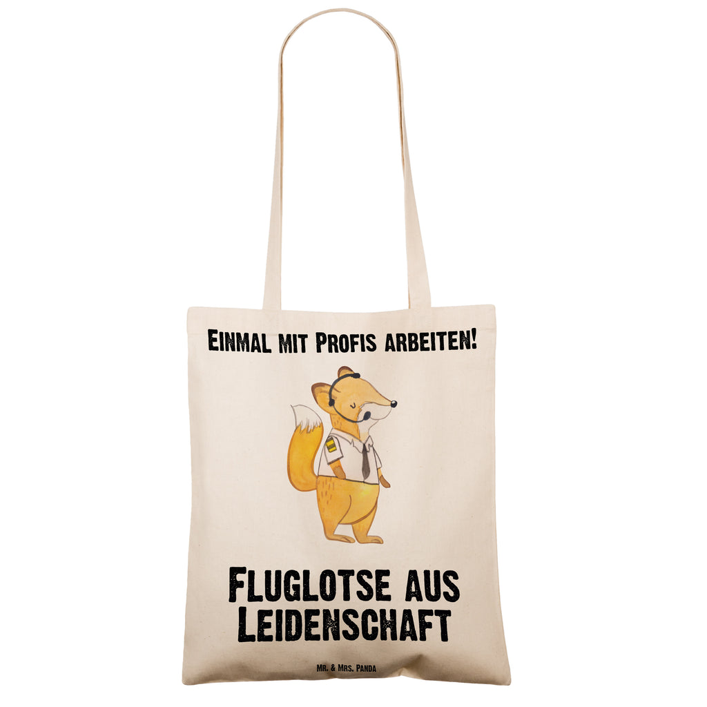 Tragetasche Fluglotse aus Leidenschaft Beuteltasche, Beutel, Einkaufstasche, Jutebeutel, Stoffbeutel, Tasche, Shopper, Umhängetasche, Strandtasche, Schultertasche, Stofftasche, Tragetasche, Badetasche, Jutetasche, Einkaufstüte, Laptoptasche, Beruf, Ausbildung, Jubiläum, Abschied, Rente, Kollege, Kollegin, Geschenk, Schenken, Arbeitskollege, Mitarbeiter, Firma, Danke, Dankeschön, Fluglotse, Flugverkehrsleiter, Luftfahrtpersonal, Flugsicherung