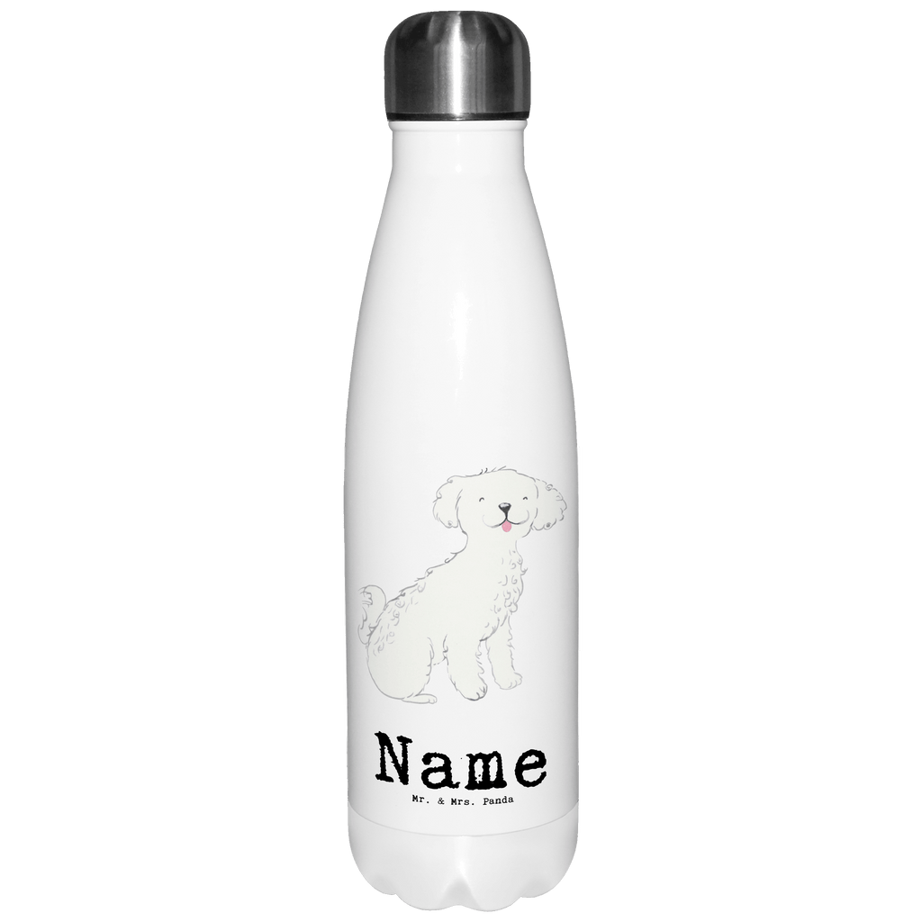 Personalisierte Thermosflasche Bichon Frisé Lebensretter Personalisierte Isolierflasche, Personalisierte Thermoflasche, Personalisierte Trinkflasche, Trinkflasche Mit Namen, Wunschname, Bedrucken, Namensflasche, Hund, Hunderasse, Rassehund, Hundebesitzer, Geschenk, Tierfreund, Schenken, Welpe, Bichon Frisé