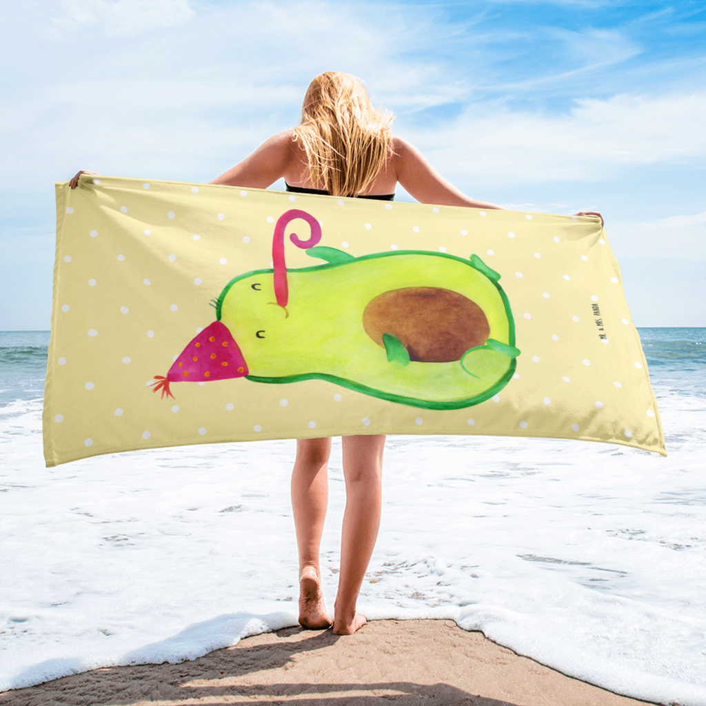 XL Badehandtuch Avocado Partyhupe Handtuch, Badetuch, Duschtuch, Strandtuch, Saunatuch, Avocado, Veggie, Vegan, Gesund, Party, Feierlichkeit, Feier, Fete, Geburtstag, Gute Laune, Tröte