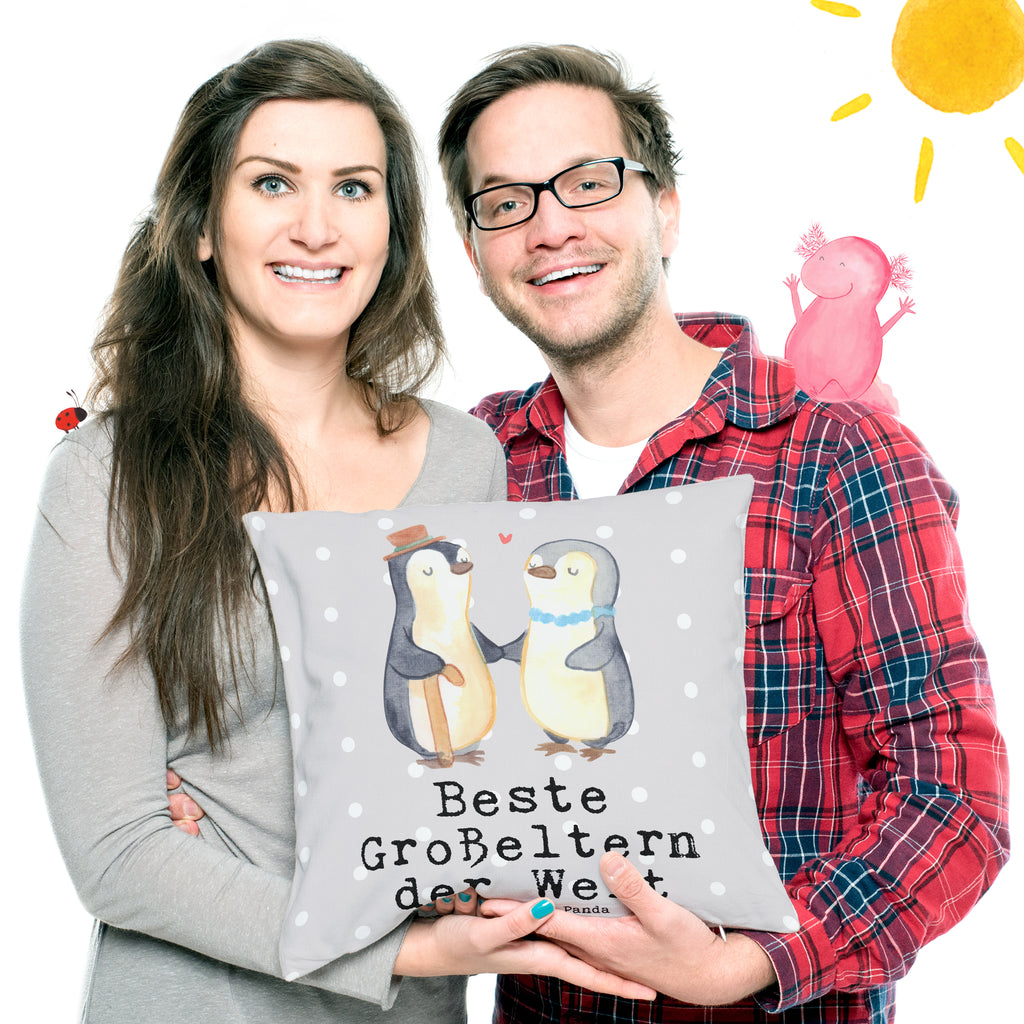 40x40 Kissen Pinguin Beste Großeltern der Welt Kissenhülle, Kopfkissen, Sofakissen, Dekokissen, Motivkissen, für, Dankeschön, Geschenk, Schenken, Geburtstag, Geburtstagsgeschenk, Geschenkidee, Danke, Bedanken, Mitbringsel, Freude machen, Geschenktipp, Großeltern, Grosseltern, Großmutter, Großvater, Opa, Omi, Oma, Opi. Großpapa, Großmama, Enkel, Enkelin, Enkelkind, Kleinigkeit, Omma, Ommi, Oppa, Oppi, Bester