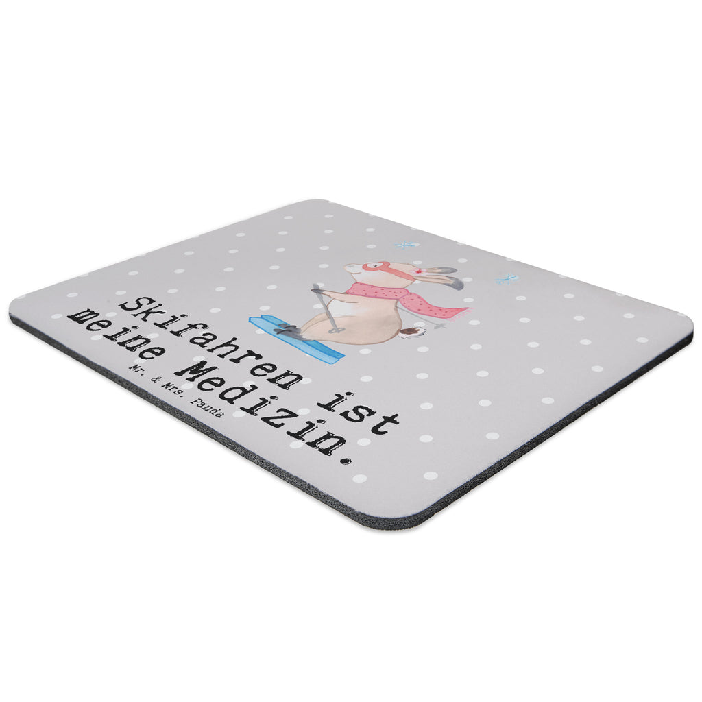 Mauspad Bär Skifahren Medizin Mousepad, Computer zubehör, Büroausstattung, PC Zubehör, Arbeitszimmer, Mauspad, Einzigartiges Mauspad, Designer Mauspad, Mausunterlage, Mauspad Büro, Geschenk, Sport, Sportart, Hobby, Schenken, Danke, Dankeschön, Auszeichnung, Gewinn, Sportler, Ski fahren, Skifahren, Skisport, Skiwettbewerb, Skirennen