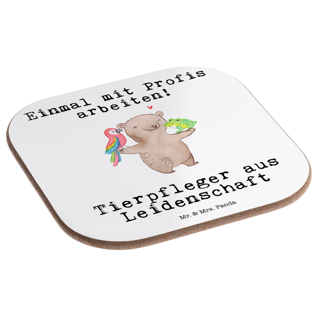 Quadratische Untersetzer Tierpfleger aus Leidenschaft Untersetzer, Bierdeckel, Glasuntersetzer, Untersetzer Gläser, Getränkeuntersetzer, Untersetzer aus Holz, Untersetzer für Gläser, Korkuntersetzer, Untersetzer Holz, Holzuntersetzer, Tassen Untersetzer, Untersetzer Design, Beruf, Ausbildung, Jubiläum, Abschied, Rente, Kollege, Kollegin, Geschenk, Schenken, Arbeitskollege, Mitarbeiter, Firma, Danke, Dankeschön