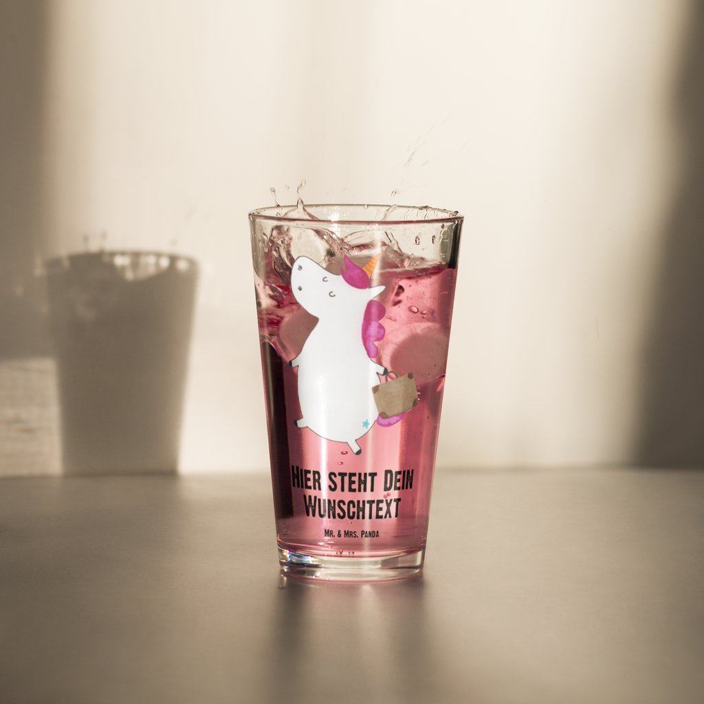 Personalisiertes Trinkglas Einhorn Koffer Personalisiertes Trinkglas, Personalisiertes Glas, Personalisiertes Pint Glas, Personalisiertes Bierglas, Personalisiertes Cocktail Glas, Personalisiertes Wasserglas, Glas mit Namen, Glas selber bedrucken, Wunschtext, Selbst drucken, Wunschname, Einhorn, Einhörner, Einhorn Deko, Pegasus, Unicorn, unicorn, Koffer, Verreisen, Reise, Gepäck, Abenteuer, Erwachsen, Kind, albern, Spaß, lustig, witzig