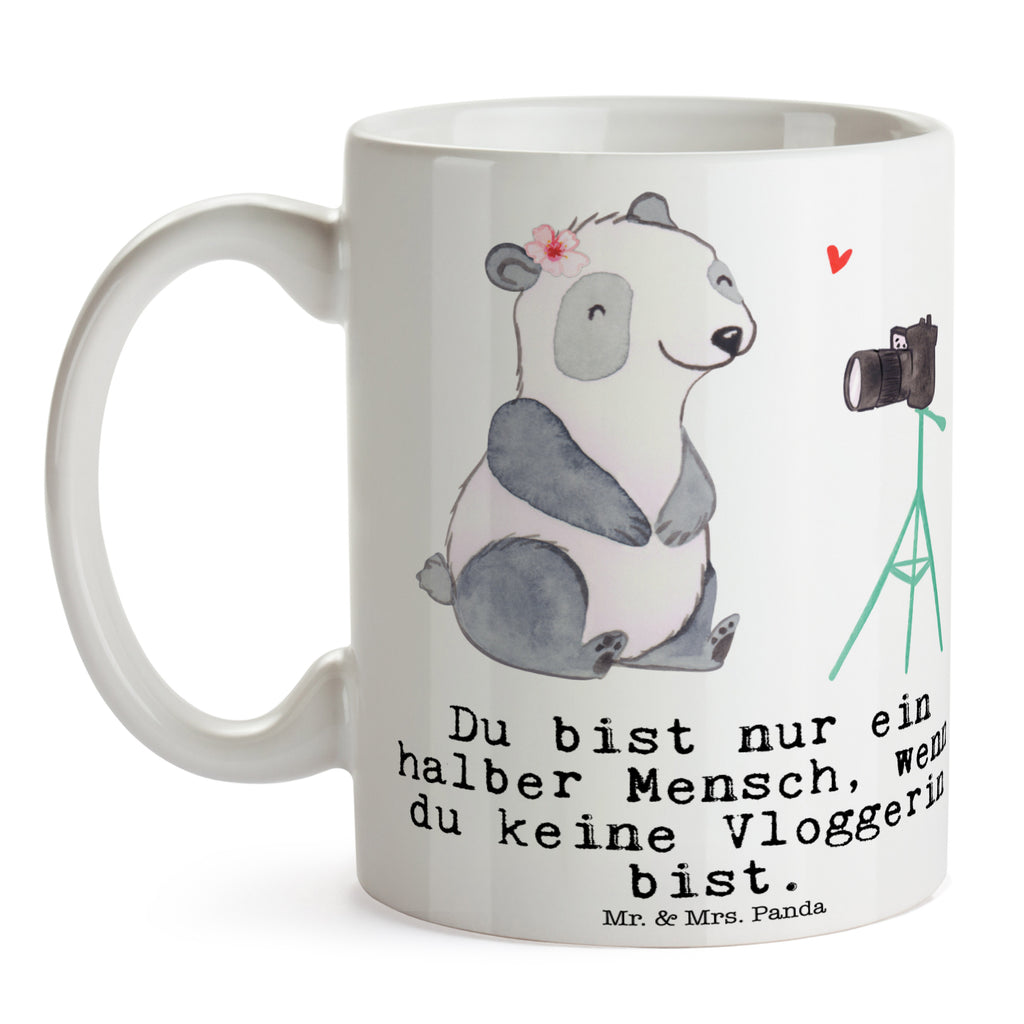 Tasse Vloggerin mit Herz Tasse, Kaffeetasse, Teetasse, Becher, Kaffeebecher, Teebecher, Keramiktasse, Porzellantasse, Büro Tasse, Geschenk Tasse, Tasse Sprüche, Tasse Motive, Kaffeetassen, Tasse bedrucken, Designer Tasse, Cappuccino Tassen, Schöne Teetassen, Beruf, Ausbildung, Jubiläum, Abschied, Rente, Kollege, Kollegin, Geschenk, Schenken, Arbeitskollege, Mitarbeiter, Firma, Danke, Dankeschön