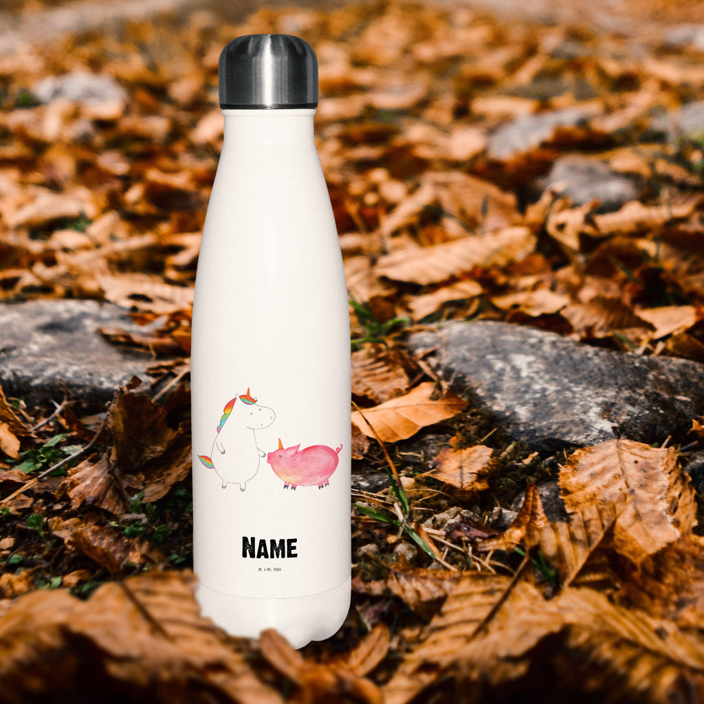 Personalisierte Thermosflasche Einhorn + Schweinhorn Personalisierte Isolierflasche, Personalisierte Thermoflasche, Personalisierte Trinkflasche, Trinkflasche Mit Namen, Wunschname, Bedrucken, Namensflasche, Einhorn, Einhörner, Einhorn Deko, Pegasus, Unicorn, Freundschaft, Schweinhorn, Schwein, Freundin, Schweinchen