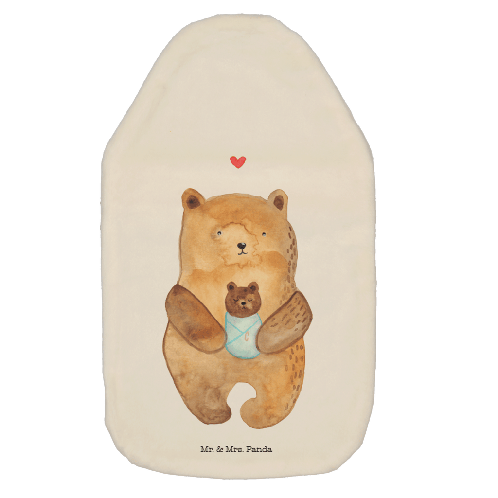 Wärmflasche Bär Baby Wärmekissen, Kinderwärmflasche, Körnerkissen, Wärmflaschenbezug, Wärmflasche mit Bezug, Wärmflasche, Bettflasche, Kleine Wärmflasche, Bär, Teddy, Teddybär, Eltern, Mutter, Baby, Taufe, Geburt, Nichte, Neffe, Enkel, Enkelin, Täufling, Geburtstag, Glückwunsch