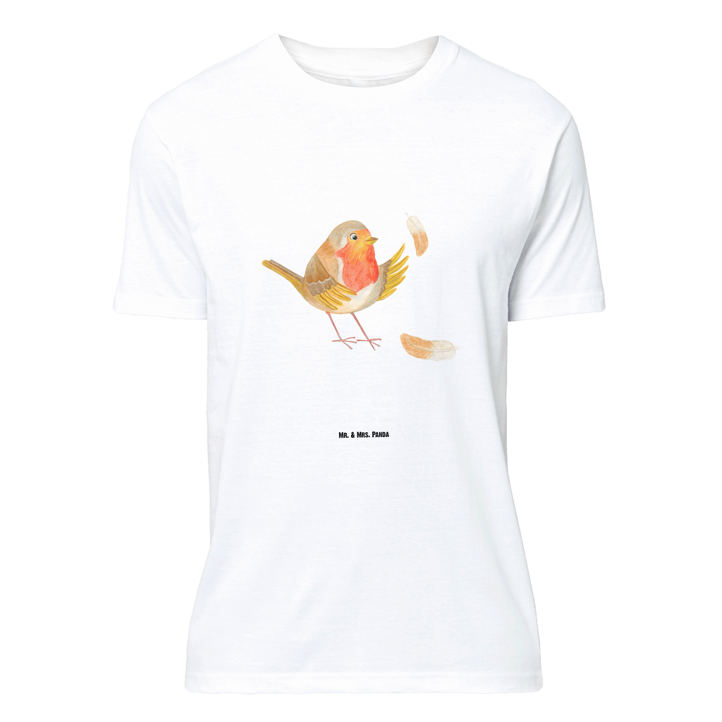 T-Shirt Standard Rotkehlchen mit Federn T-Shirt, Shirt, Tshirt, Lustiges T-Shirt, T-Shirt mit Spruch, Party, Junggesellenabschied, Jubiläum, Geburstag, Herrn, Damen, Männer, Frauen, Schlafshirt, Nachthemd, Sprüche, Tiermotive, Gute Laune, lustige Sprüche, Tiere, What if i fall, Rotkehlchen, Spruch Motivation, Spruch Mut, Vogel, Motivation Sprüche, Motivationsbilder, fliegen