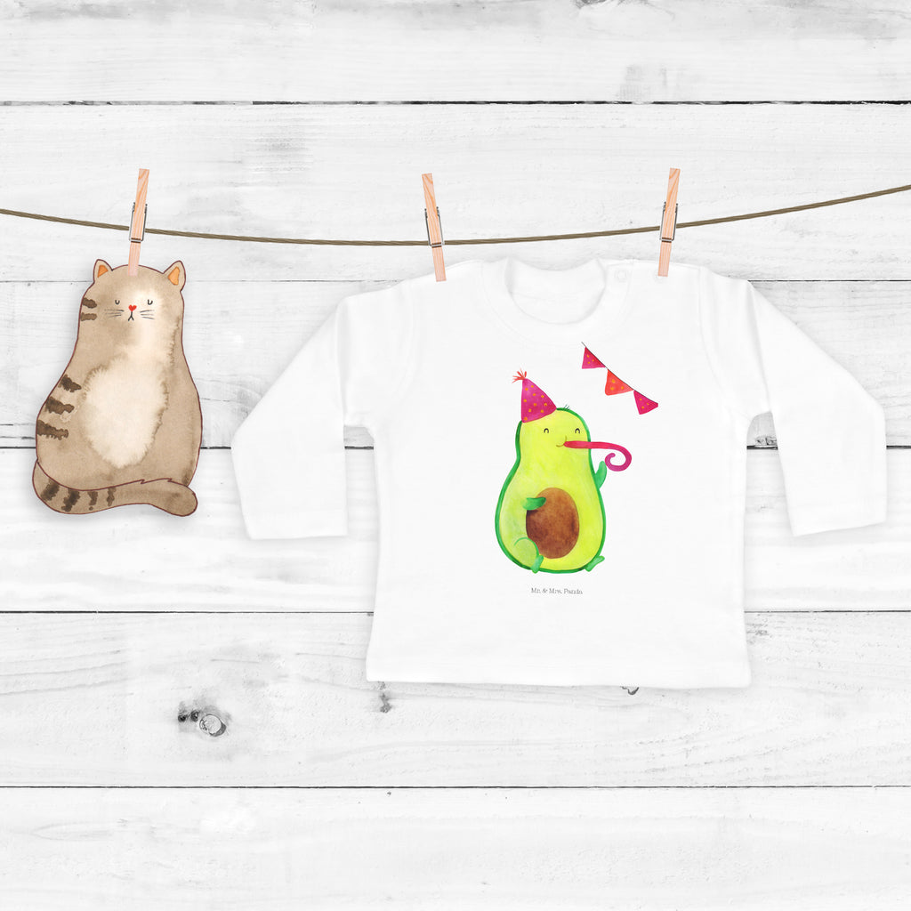 Baby Longsleeve Avocado Party Time Mädchen, Jungen, Baby, Langarm, Bio, Kleidung, Avocado, Veggie, Vegan, Gesund