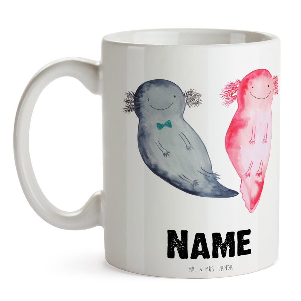 Personalisierte Tasse Axolotl Axel+Lotte Personalisierte Tasse, Namenstasse, Wunschname, Personalisiert, Tasse, Namen, Drucken, Tasse mit Namen, Axolotl, Molch, Axolot, Schwanzlurch, Lurch, Lurche, Liebe, große Liebe, Liebesbeweis, Freund, Verlobter, Ehemann, Jahrestag, Valentinstag