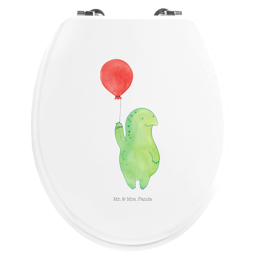 Motiv WC Sitz Schildkröte Luftballon Klobrille, Klodeckel, Toilettendeckel, WC-Sitz, Toilette, Schildkröte, Schildkröten, Mutausbruch, Motivation, Motivationsspruch