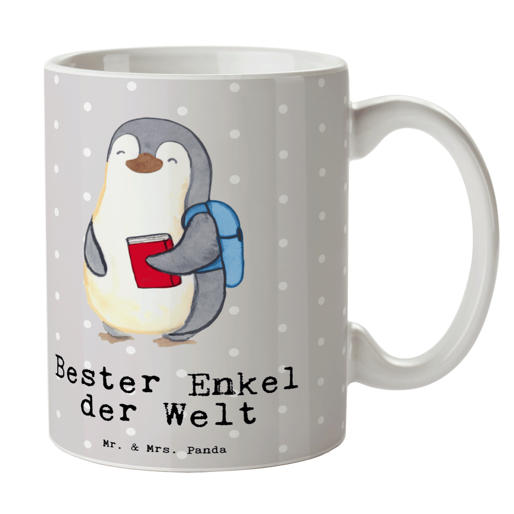 Tasse Pinguin Bester Enkel der Welt Tasse, Kaffeetasse, Teetasse, Becher, Kaffeebecher, Teebecher, Keramiktasse, Porzellantasse, Büro Tasse, Geschenk Tasse, Tasse Sprüche, Tasse Motive, Kaffeetassen, Tasse bedrucken, Designer Tasse, Cappuccino Tassen, Schöne Teetassen, für, Dankeschön, Geschenk, Schenken, Geburtstag, Geburtstagsgeschenk, Geschenkidee, Danke, Bedanken, Mitbringsel, Freude machen, Geschenktipp, Enkel, Enkelkind, Enkelsohn, Oma, Opa, Kind von Tochter, Kind von Sohn, Taufe, Großsohn