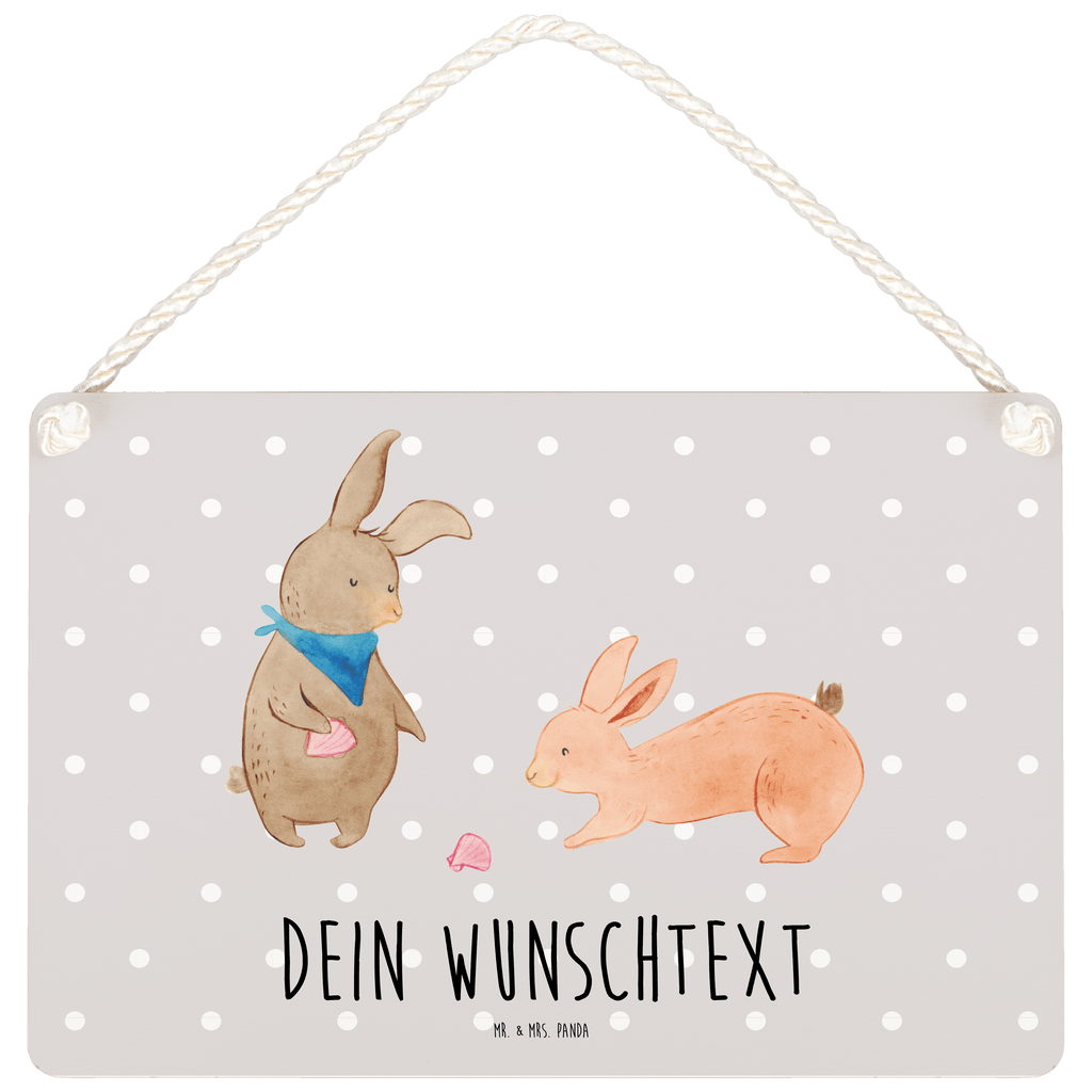 Personalisiertes Deko Schild Hasen Muschel Dekoschild, Deko Schild, Schild, Tür Schild, Türschild, Holzschild, Wandschild, Wanddeko, Familie, Vatertag, Muttertag, Bruder, Schwester, Mama, Papa, Oma, Opa, Hasen, beste Freundin, Freundin, Freundinnen, best friends, BFF, Muscheln sammeln, Muscheln, Meer