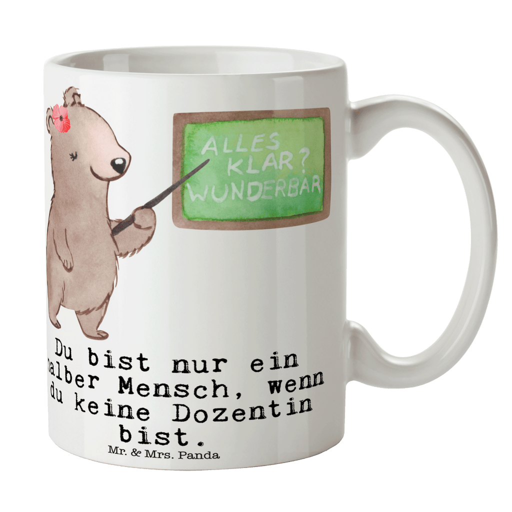 Tasse Dozentin mit Herz Tasse, Kaffeetasse, Teetasse, Becher, Kaffeebecher, Teebecher, Keramiktasse, Porzellantasse, Büro Tasse, Geschenk Tasse, Tasse Sprüche, Tasse Motive, Kaffeetassen, Tasse bedrucken, Designer Tasse, Cappuccino Tassen, Schöne Teetassen, Beruf, Ausbildung, Jubiläum, Abschied, Rente, Kollege, Kollegin, Geschenk, Schenken, Arbeitskollege, Mitarbeiter, Firma, Danke, Dankeschön, Dozentin, Professorin, Universität, Vorlesung, Tutorin, Akademikerin, Uni, Unterricht