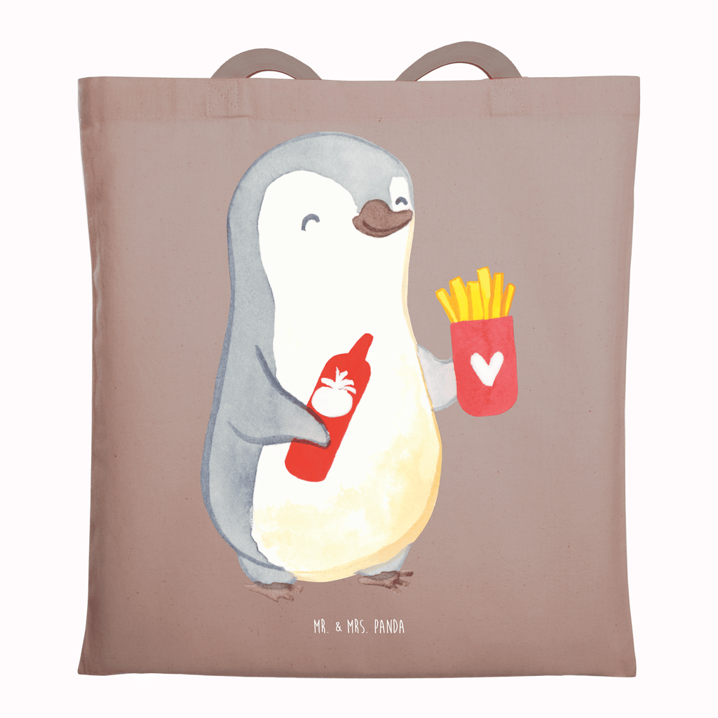 Tragetasche Pinguin Pommes Beuteltasche, Beutel, Einkaufstasche, Jutebeutel, Stoffbeutel, Tasche, Shopper, Umhängetasche, Strandtasche, Schultertasche, Stofftasche, Tragetasche, Badetasche, Jutetasche, Einkaufstüte, Laptoptasche, Liebe, Partner, Freund, Freundin, Ehemann, Ehefrau, Heiraten, Verlobung, Heiratsantrag, Liebesgeschenk, Jahrestag, Hocheitstag, Valentinstag, Geschenk für Frauen, Hochzeitstag, Mitbringsel, Geschenk für Freundin, Geschenk für Partner, Liebesbeweis, für Männer, für Ehemann