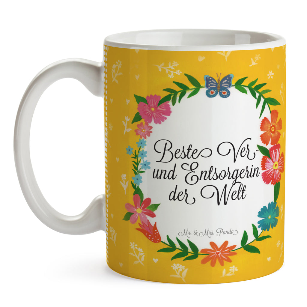 Tasse Ver- und Entsorgerin Tasse, Kaffeetasse, Teetasse, Becher, Kaffeebecher, Teebecher, Keramiktasse, Porzellantasse, Büro Tasse, Geschenk Tasse, Tasse Sprüche, Tasse Motive, Kaffeetassen, Tasse bedrucken, Designer Tasse, Cappuccino Tassen, Schöne Teetassen, Geschenk