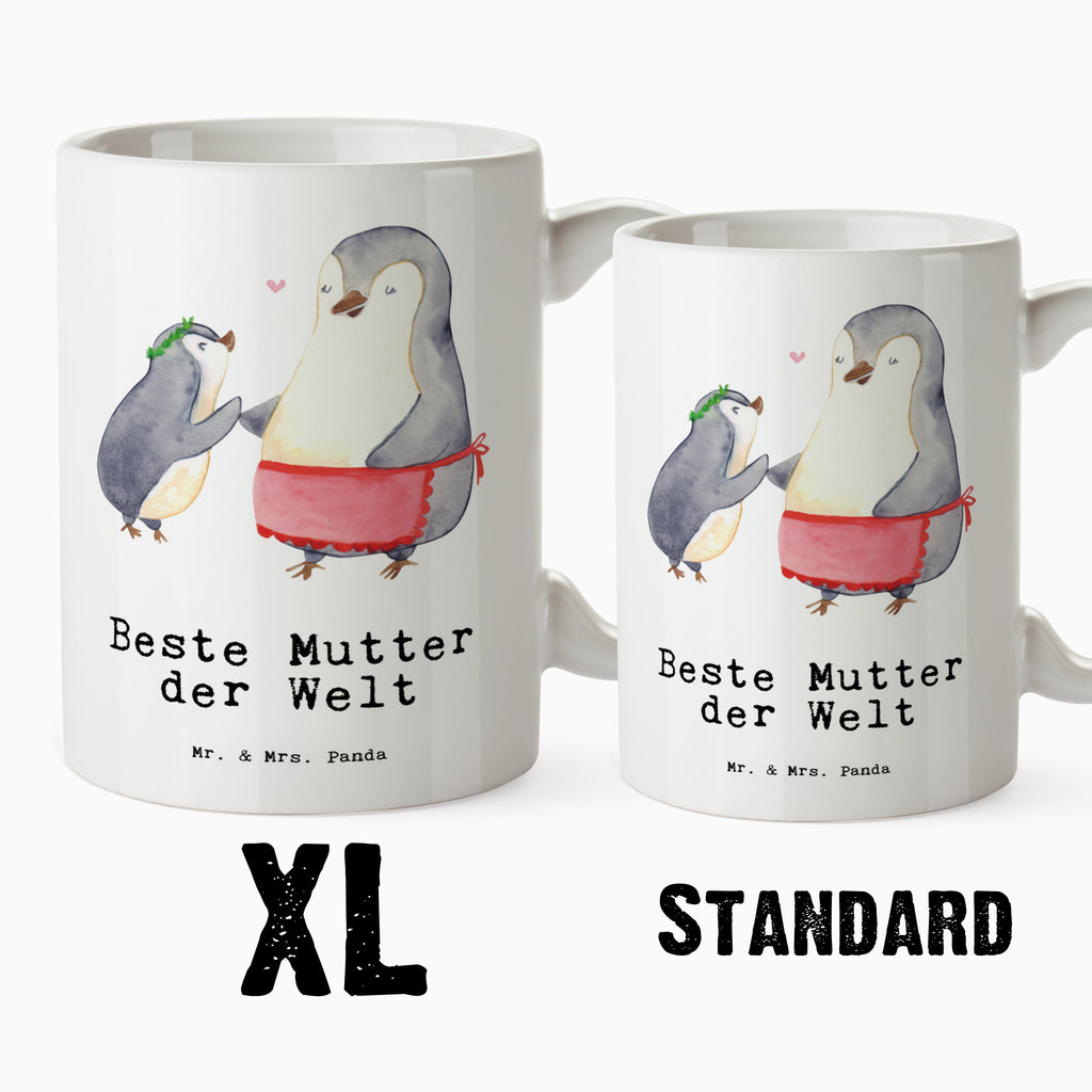 XL Tasse Pinguin Beste Mutter der Welt XL Tasse, Große Tasse, Grosse Kaffeetasse, XL Becher, XL Teetasse, spülmaschinenfest, Jumbo Tasse, Groß, für, Dankeschön, Geschenk, Schenken, Geburtstag, Geburtstagsgeschenk, Geschenkidee, Danke, Bedanken, Mitbringsel, Freude machen, Geschenktipp, Mama, Mami, Mutter, Muttertag, Mutti, Ma, Tochter, Sohn, Beste Mama, Beste, Supermama