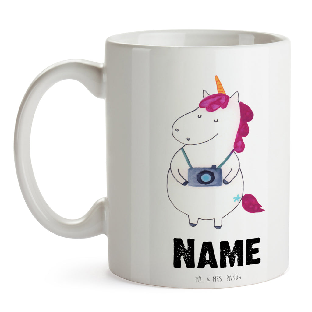 Personalisierte Tasse Einhorn Fotograf Personalisierte Tasse, Namenstasse, Wunschname, Personalisiert, Tasse, Namen, Drucken, Tasse mit Namen, Einhorn, Einhörner, Einhorn Deko, Pegasus, Unicorn, Fotograf, Fotografie, Kamera, Reisen, Weltreise, Weltenbummler, Urlaub, Tourist, Kurztrip, Reise, Städtereise