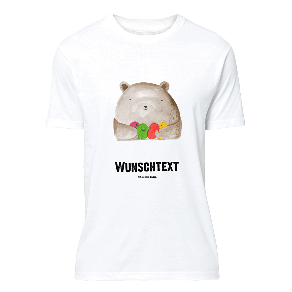 Personalisiertes T-Shirt Bär Gefühl T-Shirt Personalisiert, T-Shirt mit Namen, T-Shirt mit Aufruck, Männer, Frauen, Wunschtext, Bedrucken, Bär, Teddy, Teddybär, Wahnsinn, Verrückt, Durchgedreht