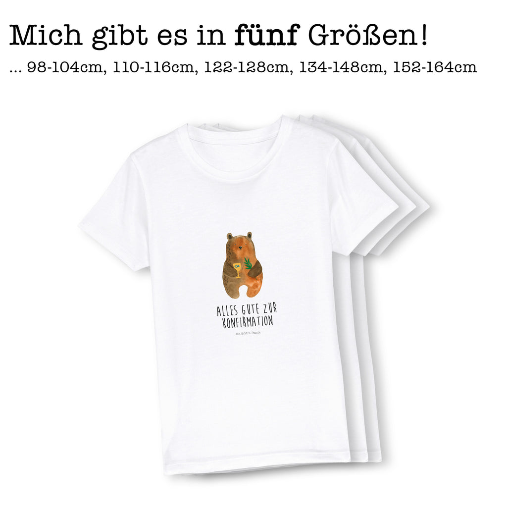 Organic Kinder T-Shirt Bär Konfirmation Kinder T-Shirt, Kinder T-Shirt Mädchen, Kinder T-Shirt Jungen, Bär, Teddy, Teddybär, Konfirmation, Kirche, evangelisch, Gottesdienst