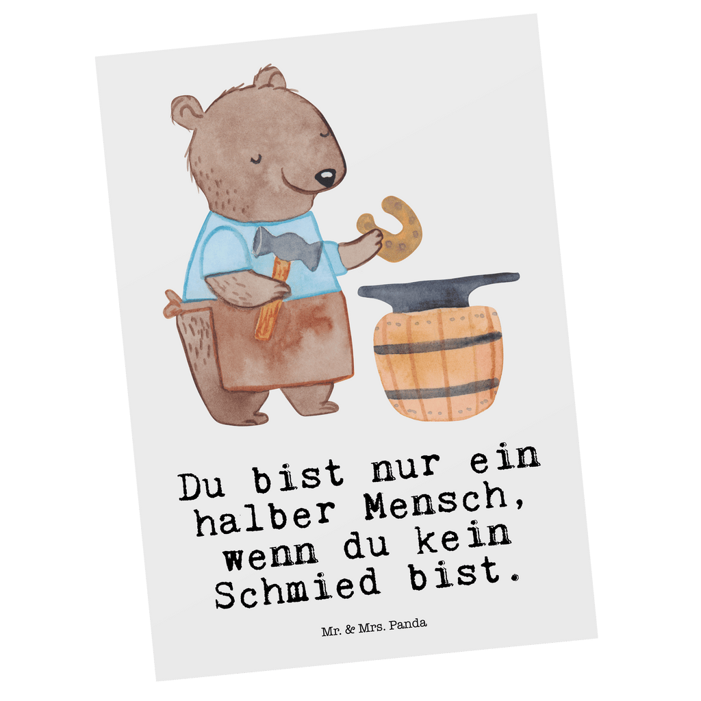 Postkarte Schmied mit Herz Postkarte, Karte, Geschenkkarte, Grußkarte, Einladung, Ansichtskarte, Geburtstagskarte, Einladungskarte, Dankeskarte, Ansichtskarten, Einladung Geburtstag, Einladungskarten Geburtstag, Beruf, Ausbildung, Jubiläum, Abschied, Rente, Kollege, Kollegin, Geschenk, Schenken, Arbeitskollege, Mitarbeiter, Firma, Danke, Dankeschön