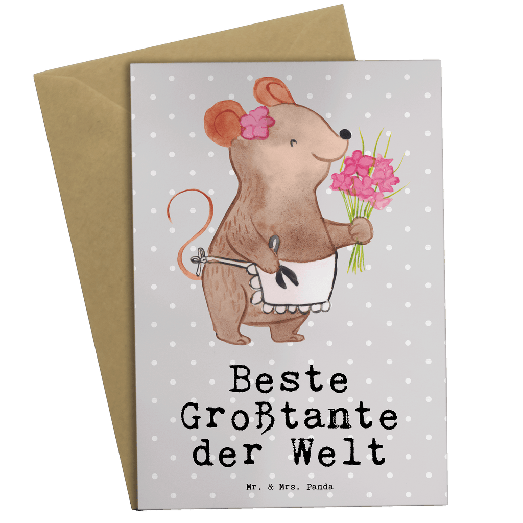 Grußkarte Maus Beste Großtante der Welt Grußkarte, Klappkarte, Einladungskarte, Glückwunschkarte, Hochzeitskarte, Geburtstagskarte, Karte, Ansichtskarten, für, Dankeschön, Geschenk, Schenken, Geburtstag, Geburtstagsgeschenk, Geschenkidee, Danke, Bedanken, Mitbringsel, Freude machen, Geschenktipp, Großtante, Grosstante, Tante, Lieblingstante, Familie, Schwester, Tanten, Kleinigkeit, Beste, Nichte, Neffe, Groß