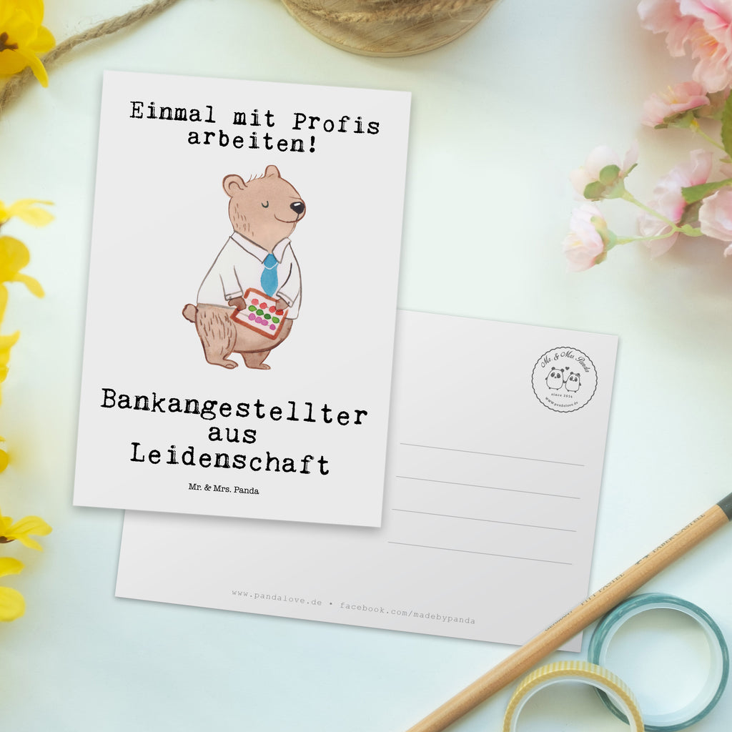 Postkarte Bankangestellter aus Leidenschaft Postkarte, Karte, Geschenkkarte, Grußkarte, Einladung, Ansichtskarte, Geburtstagskarte, Einladungskarte, Dankeskarte, Ansichtskarten, Einladung Geburtstag, Einladungskarten Geburtstag, Beruf, Ausbildung, Jubiläum, Abschied, Rente, Kollege, Kollegin, Geschenk, Schenken, Arbeitskollege, Mitarbeiter, Firma, Danke, Dankeschön, Bankangestellter, Bankfachmann, Bänker, Bankberater