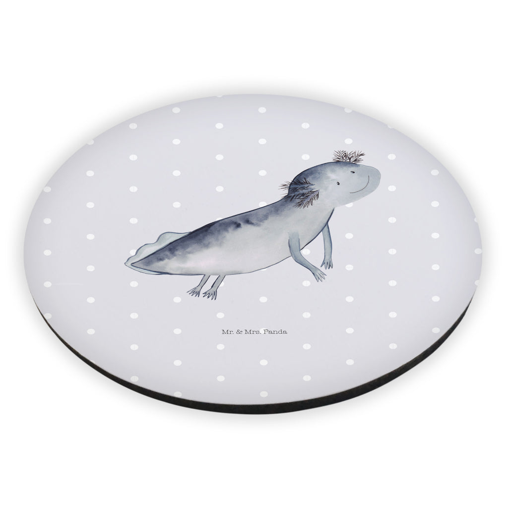 Rund Magnet Axolotl schwimmt Kühlschrankmagnet, Pinnwandmagnet, Souvenir Magnet, Motivmagnete, Dekomagnet, Whiteboard Magnet, Notiz Magnet, Kühlschrank Dekoration, Axolotl, Molch, Axolot, Schwanzlurch, Lurch, Lurche, Problem, Probleme, Lösungen, Motivation