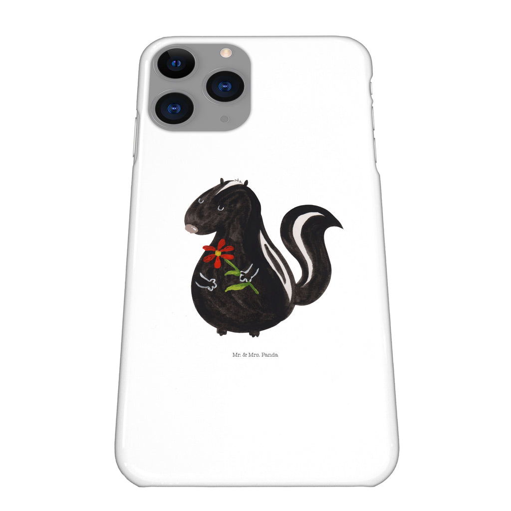 Handyhülle Stinktier Blume Samsung Galaxy S9, Handyhülle, Smartphone Hülle, Handy Case, Handycover, Hülle, Stinktier, Skunk, Wildtier, Raubtier, Stinker, Stinki, Tagträumer, verträumt, Dreams, Träume