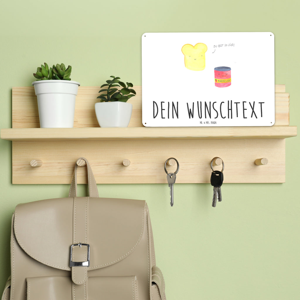 Personalisiertes Blechschild Toast Marmelade Blechschild, Metallschild, Geschenk Schild, Schild, Magnet-Metall-Schild, Deko Schild, Wandschild, Wand-Dekoration, Türschild, Tiermotive, Gute Laune, lustige Sprüche, Tiere, Toast, Marmelade, Dreamteam, süße Postkarte, süß, Küche Deko, Küche Spruch, Frühstück Einladung, Brot, Toastbrot