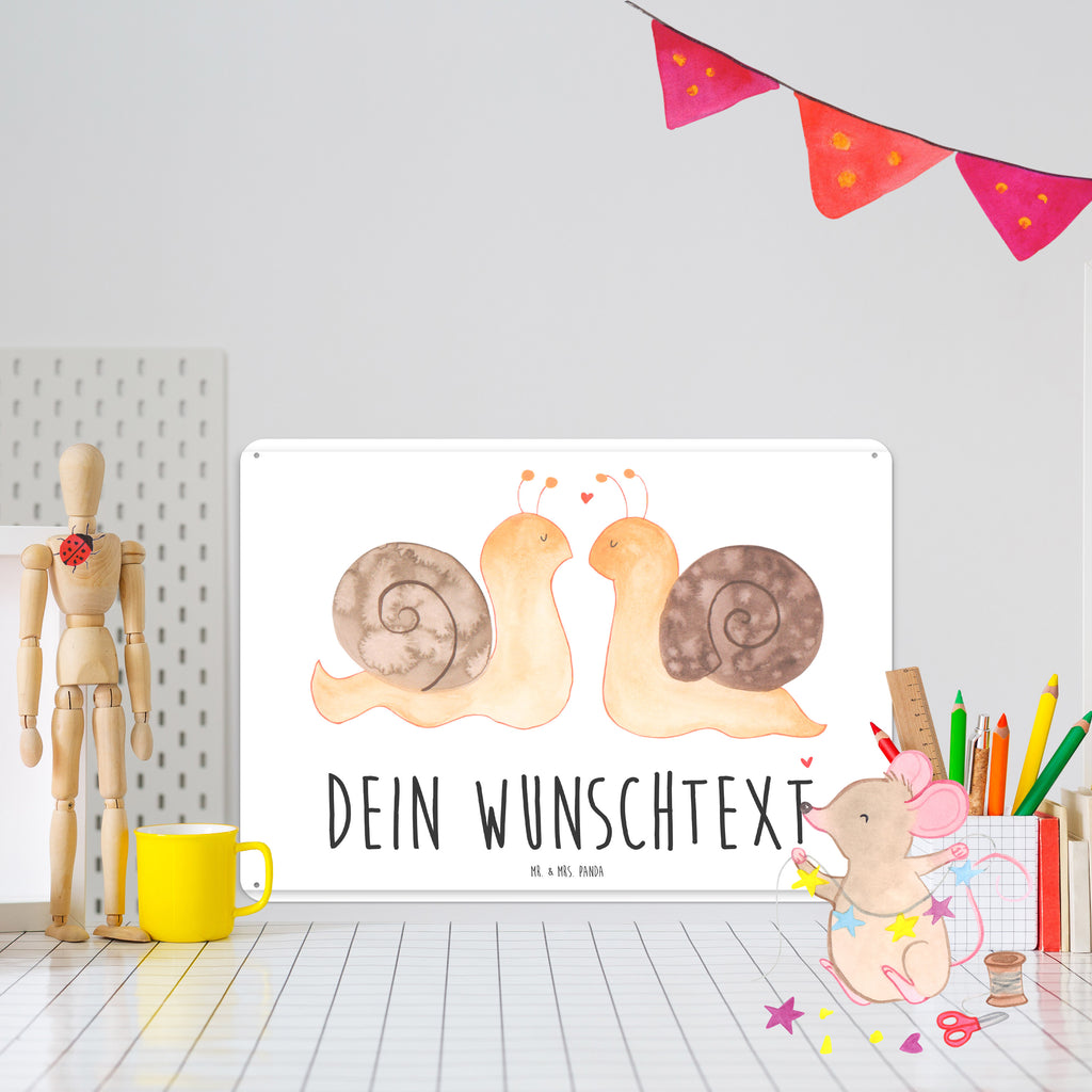 Personalisiertes Blechschild Schnecken Liebe Blechschild, Metallschild, Geschenk Schild, Schild, Magnet-Metall-Schild, Deko Schild, Wandschild, Wand-Dekoration, Türschild, Liebe, Partner, Freund, Freundin, Ehemann, Ehefrau, Heiraten, Verlobung, Heiratsantrag, Liebesgeschenk, Jahrestag, Hocheitstag