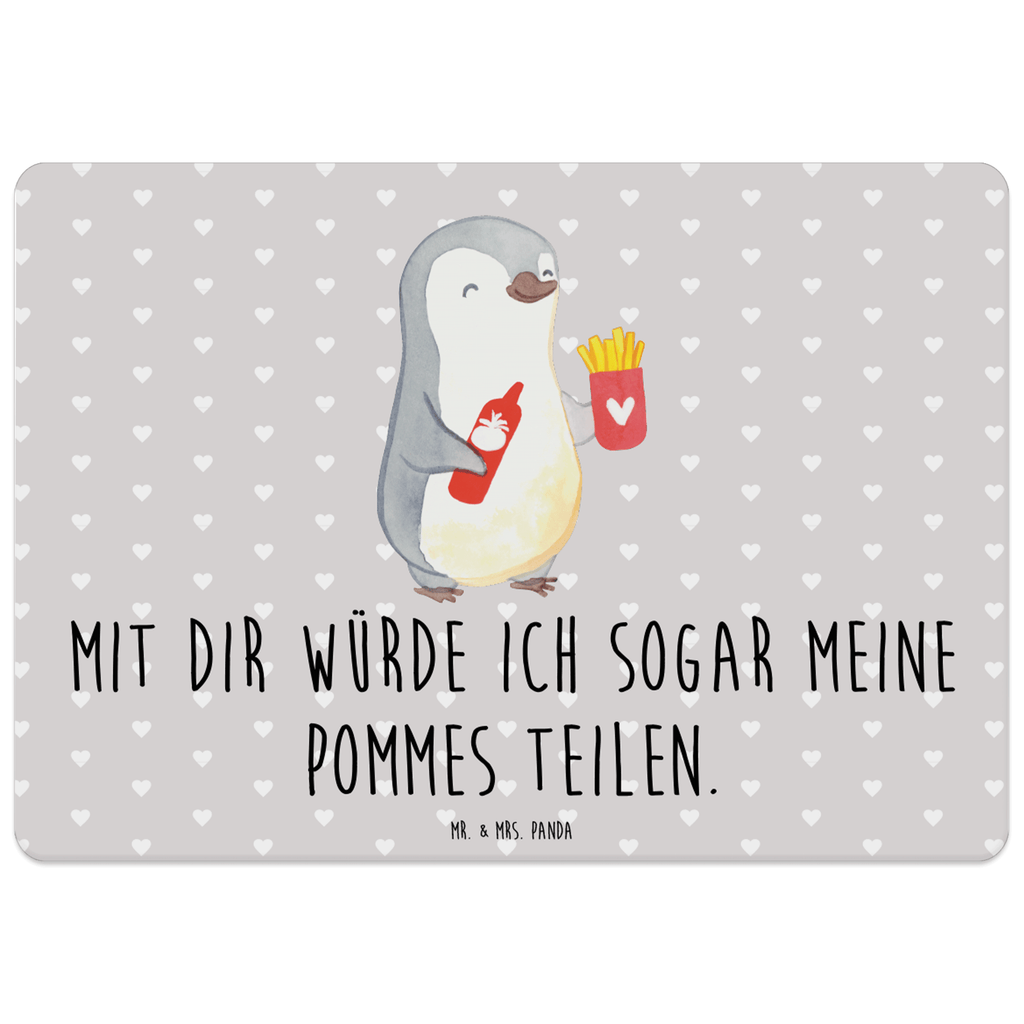 Tischset Pinguin Pommes Tischset, Tischuntersetzer, Platzset, Tischsets abwaschbar, Tischunterlage, Liebe, Partner, Freund, Freundin, Ehemann, Ehefrau, Heiraten, Verlobung, Heiratsantrag, Liebesgeschenk, Jahrestag, Hocheitstag, Valentinstag, Geschenk für Frauen, Hochzeitstag, Mitbringsel, Geschenk für Freundin, Geschenk für Partner, Liebesbeweis, für Männer, für Ehemann