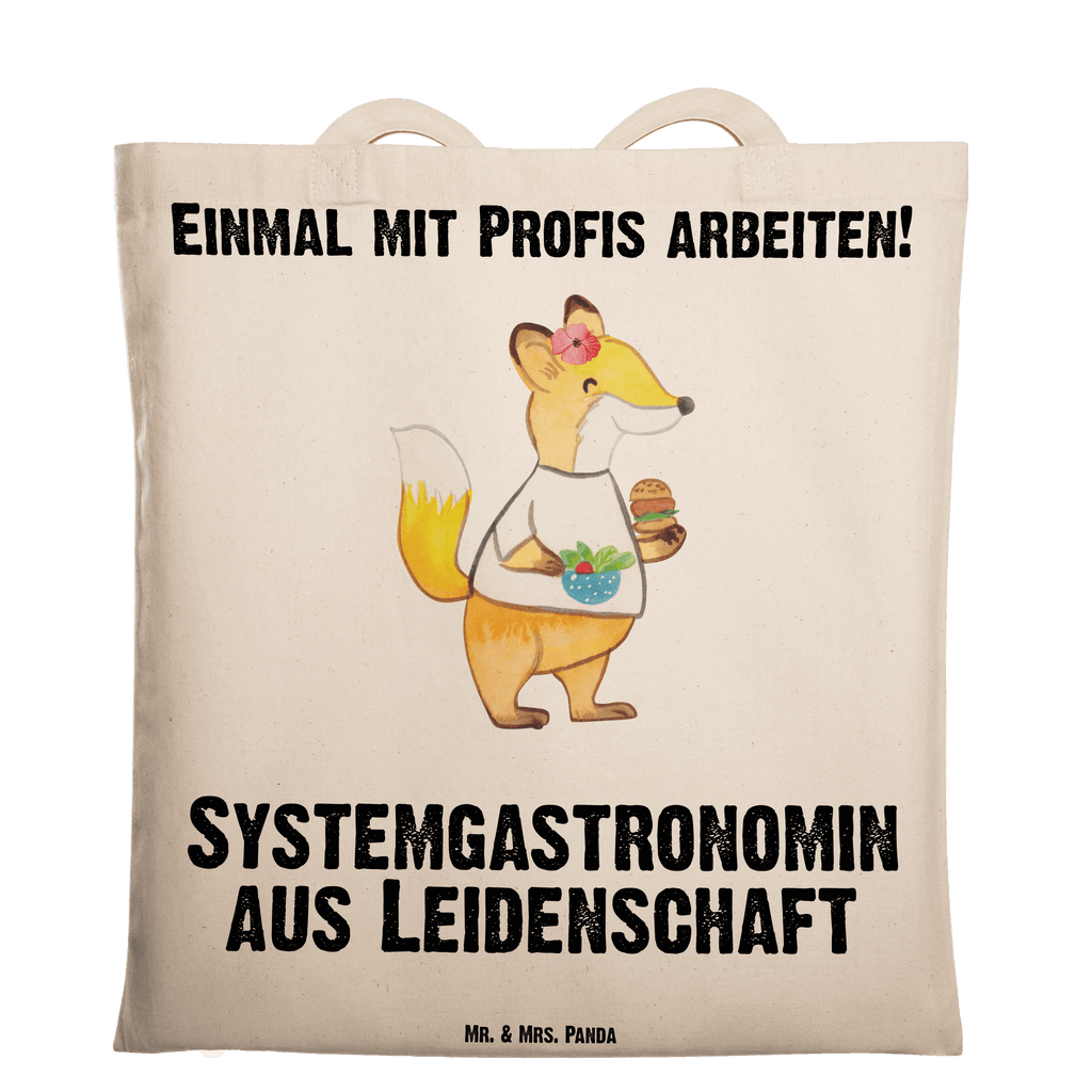 Tragetasche Systemgastronomin aus Leidenschaft Beuteltasche, Beutel, Einkaufstasche, Jutebeutel, Stoffbeutel, Tasche, Shopper, Umhängetasche, Strandtasche, Schultertasche, Stofftasche, Tragetasche, Badetasche, Jutetasche, Einkaufstüte, Laptoptasche, Beruf, Ausbildung, Jubiläum, Abschied, Rente, Kollege, Kollegin, Geschenk, Schenken, Arbeitskollege, Mitarbeiter, Firma, Danke, Dankeschön