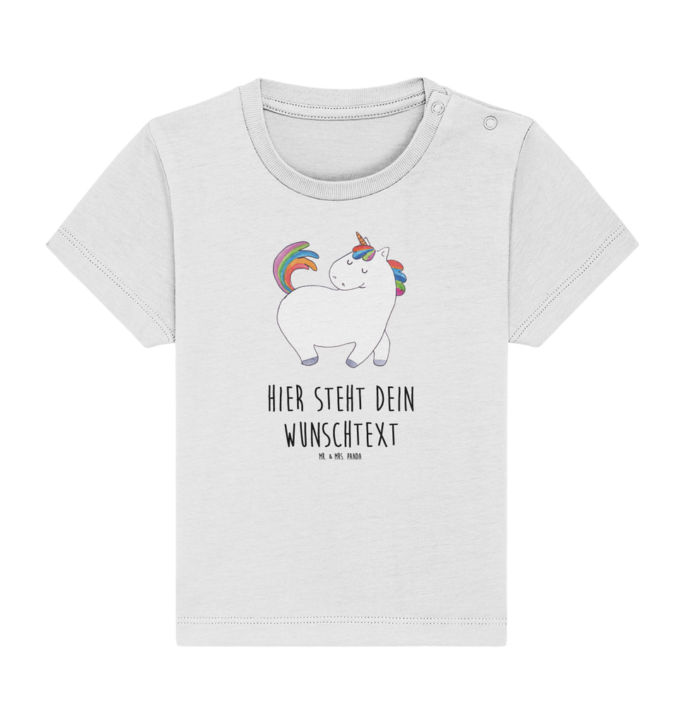 Personalisiertes Baby Shirt Einhorn Stolzieren Personalisiertes Baby T-Shirt, Personalisiertes Jungen Baby T-Shirt, Personalisiertes Mädchen Baby T-Shirt, Personalisiertes Shirt, Einhorn, Einhörner, Einhorn Deko, Pegasus, Unicorn, stolz, anders, bunt, Pferd, Reiter, Reiten, Freundin, Geschenk