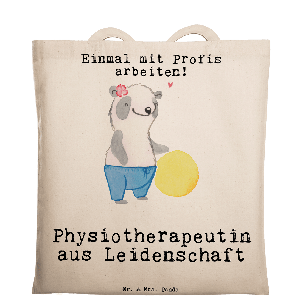 Tragetasche Physiotherapeutin aus Leidenschaft Beuteltasche, Beutel, Einkaufstasche, Jutebeutel, Stoffbeutel, Beruf, Ausbildung, Jubiläum, Abschied, Rente, Kollege, Kollegin, Geschenk, Schenken, Arbeitskollege, Mitarbeiter, Firma, Danke, Dankeschön