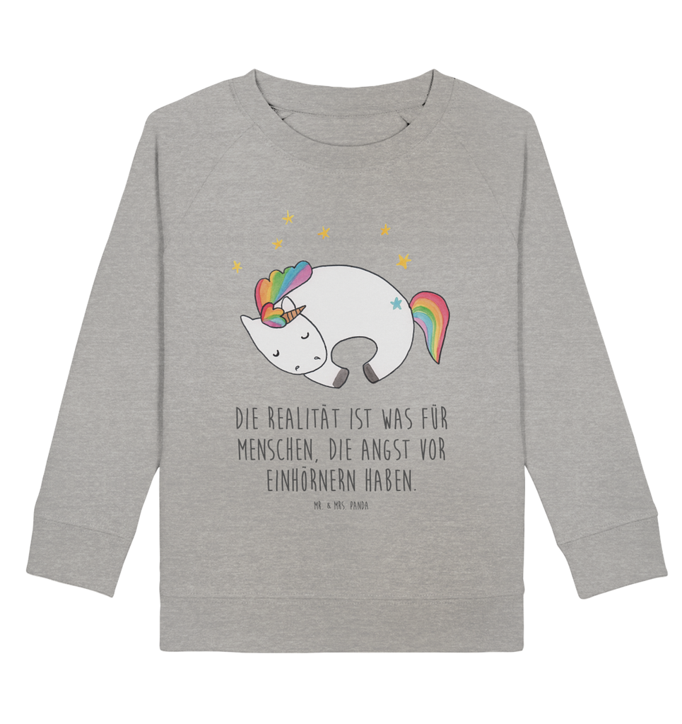 Organic Kinder Pullover Einhorn Nacht Kinder Pullover, Kinder Sweatshirt, Jungen, Mädchen, Einhorn, Einhörner, Einhorn Deko, Pegasus, Unicorn, Träume, Traum, unicorn, Realität, Menschen, Geschenk, Ruhe, Freundin