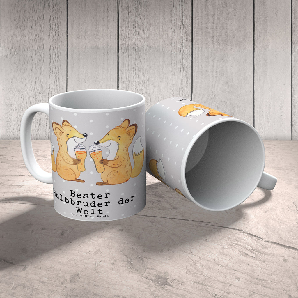 Tasse Fuchs Bester Halbbruder der Welt Tasse, Kaffeetasse, Teetasse, Becher, Kaffeebecher, Teebecher, Keramiktasse, Porzellantasse, Büro Tasse, Geschenk Tasse, Tasse Sprüche, Tasse Motive, Kaffeetassen, Tasse bedrucken, Designer Tasse, Cappuccino Tassen, Schöne Teetassen, für, Dankeschön, Geschenk, Schenken, Geburtstag, Geburtstagsgeschenk, Geschenkidee, Danke, Bedanken, Mitbringsel, Freude machen, Geschenktipp, Halbbruder, Stiefbruder, Stief, Stiefgeschwister, Bruder, Brudi, Geschwister, Bruderherz, Schwester, Familie, Kleinigkeit, Brother, Bester, Sohn