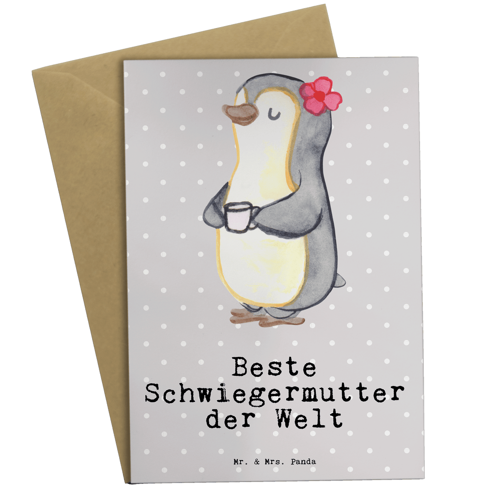 Grußkarte Pinguin Beste Schwiegermutter der Welt Grußkarte, Klappkarte, Einladungskarte, Glückwunschkarte, Hochzeitskarte, Geburtstagskarte, Karte, Ansichtskarten, für, Dankeschön, Geschenk, Schenken, Geburtstag, Geburtstagsgeschenk, Geschenkidee, Danke, Bedanken, Mitbringsel, Freude machen, Geschenktipp, Schwiegermutter, Schwiegermama, Schwiegereltern, Mama, Mutter, Mutter des Ehepartners, angeheiratet