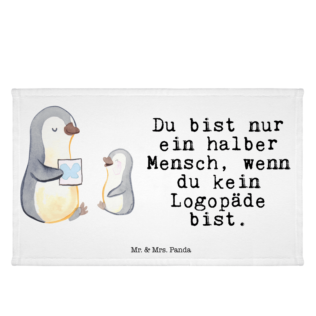 Handtuch Logopäde mit Herz Gästetuch, Reisehandtuch, Sport Handtuch, Frottier, Kinder Handtuch, Beruf, Ausbildung, Jubiläum, Abschied, Rente, Kollege, Kollegin, Geschenk, Schenken, Arbeitskollege, Mitarbeiter, Firma, Danke, Dankeschön, Logopäde, Logopädie, Studium