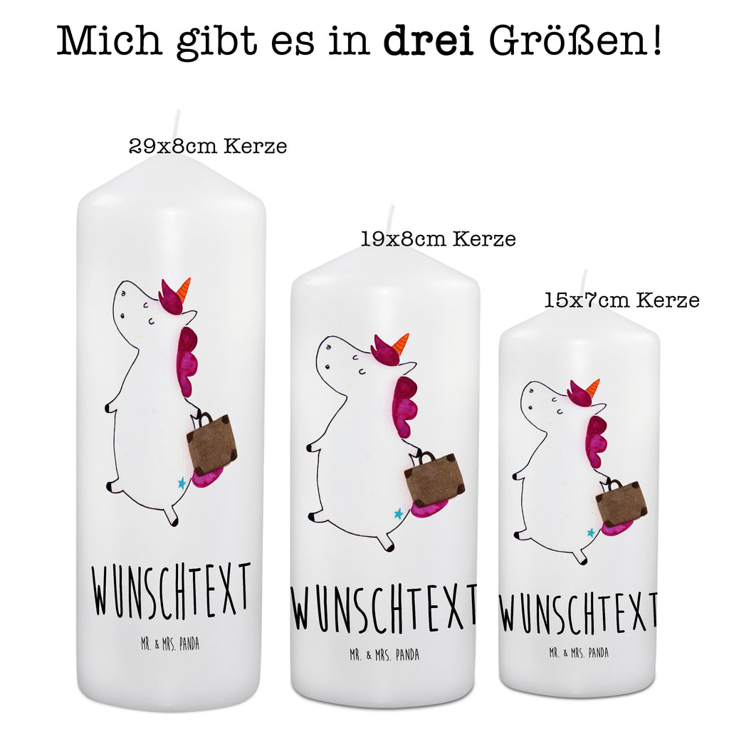 Personalisierte Kerze Einhorn Koffer Kerze, Taufkerze, Kommunionskerze, Geburtstagskerze, Geschenk Kerze, Taufgeschenk Kerze, Kerze mit Druck, Besondere Kerze, Geschenkidee Kerze, Kerze für Kommunion, kerze personalisiert, personalisierte kerze, personalisierte kerzen, Einhorn, Einhörner, Einhorn Deko, Pegasus, Unicorn, unicorn, Koffer, Verreisen, Reise, Gepäck, Abenteuer, Erwachsen, Kind, albern, Spaß, lustig, witzig