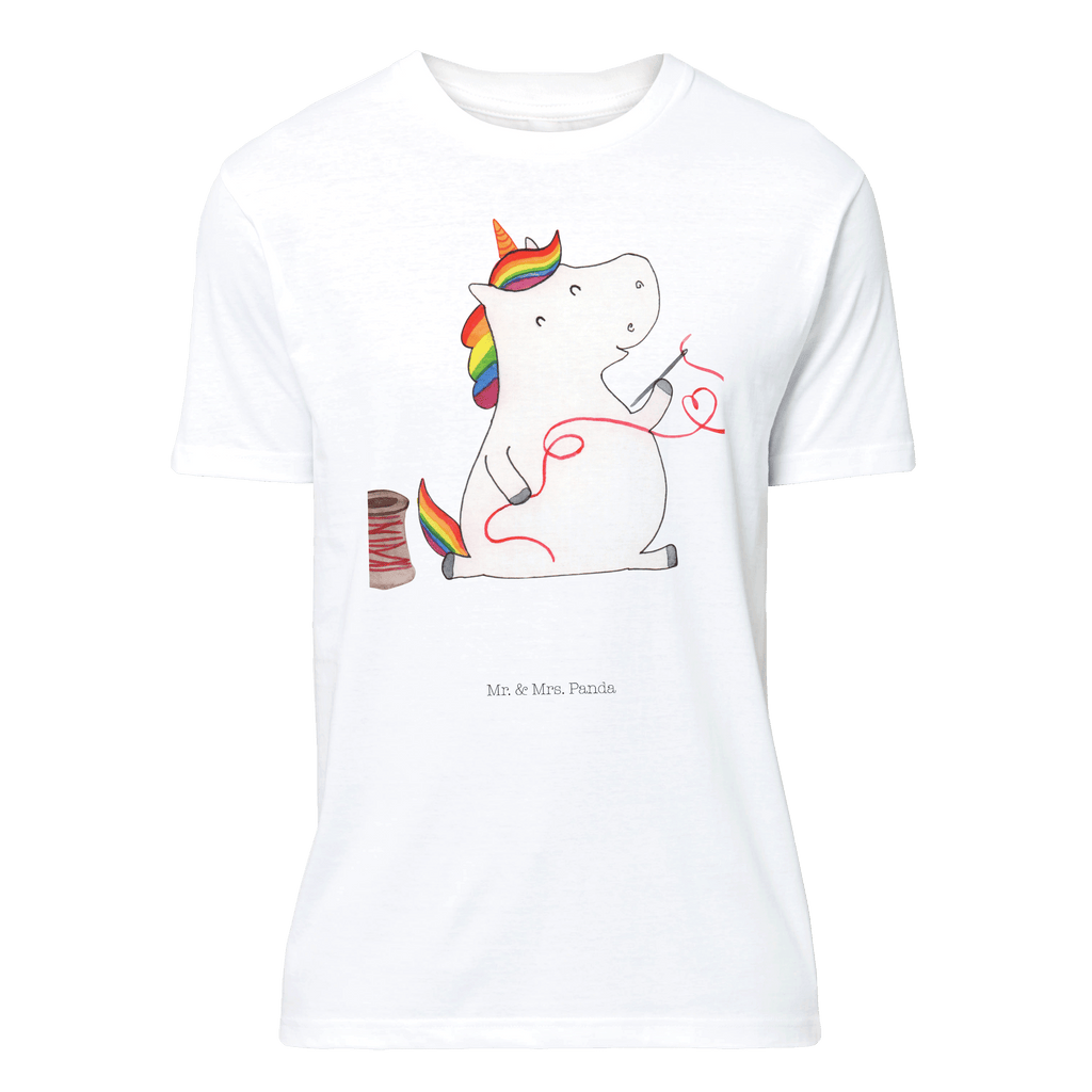 T-Shirt Standard Einhorn Näherin T-Shirt, Shirt, Tshirt, Lustiges T-Shirt, T-Shirt mit Spruch, Party, Junggesellenabschied, Jubiläum, Geburstag, Herrn, Damen, Männer, Frauen, Schlafshirt, Nachthemd, Sprüche, Einhorn, Einhörner, Einhorn Deko, Pegasus, Unicorn, Näherin, nähen, Mädchen, Freundin, Häkeln, Stricken, basteln, Nähzimmer