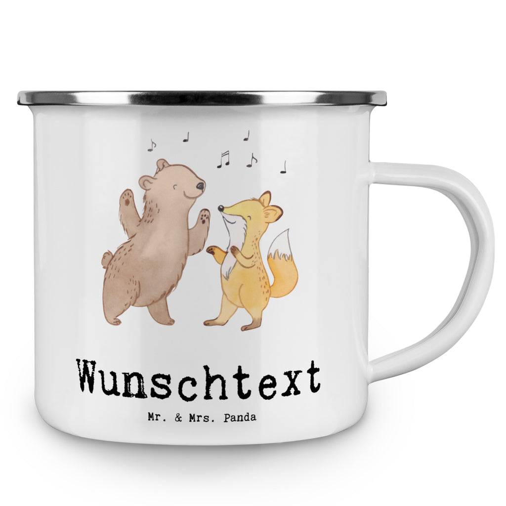 Personalisierte Emaille Tasse Bär & Fuchs Disco Tage Emaille Tasse personalisiert, Emaille Tasse mit Namen, Campingtasse personalisiert, Namenstasse, Campingtasse bedrucken, Campinggeschirr personalsisert, tasse mit namen, personalisierte tassen, personalisierte tasse, tasse selbst gestalten, tasse bedrucken, tassen bedrucken, Geschenk, Sport, Sportart, Hobby, Schenken, Danke, Dankeschön, Auszeichnung, Gewinn, Sportler, Disco, Clubs, Tanzen, Feiern, Clubbing, Tanzstimmung, Nachtclub