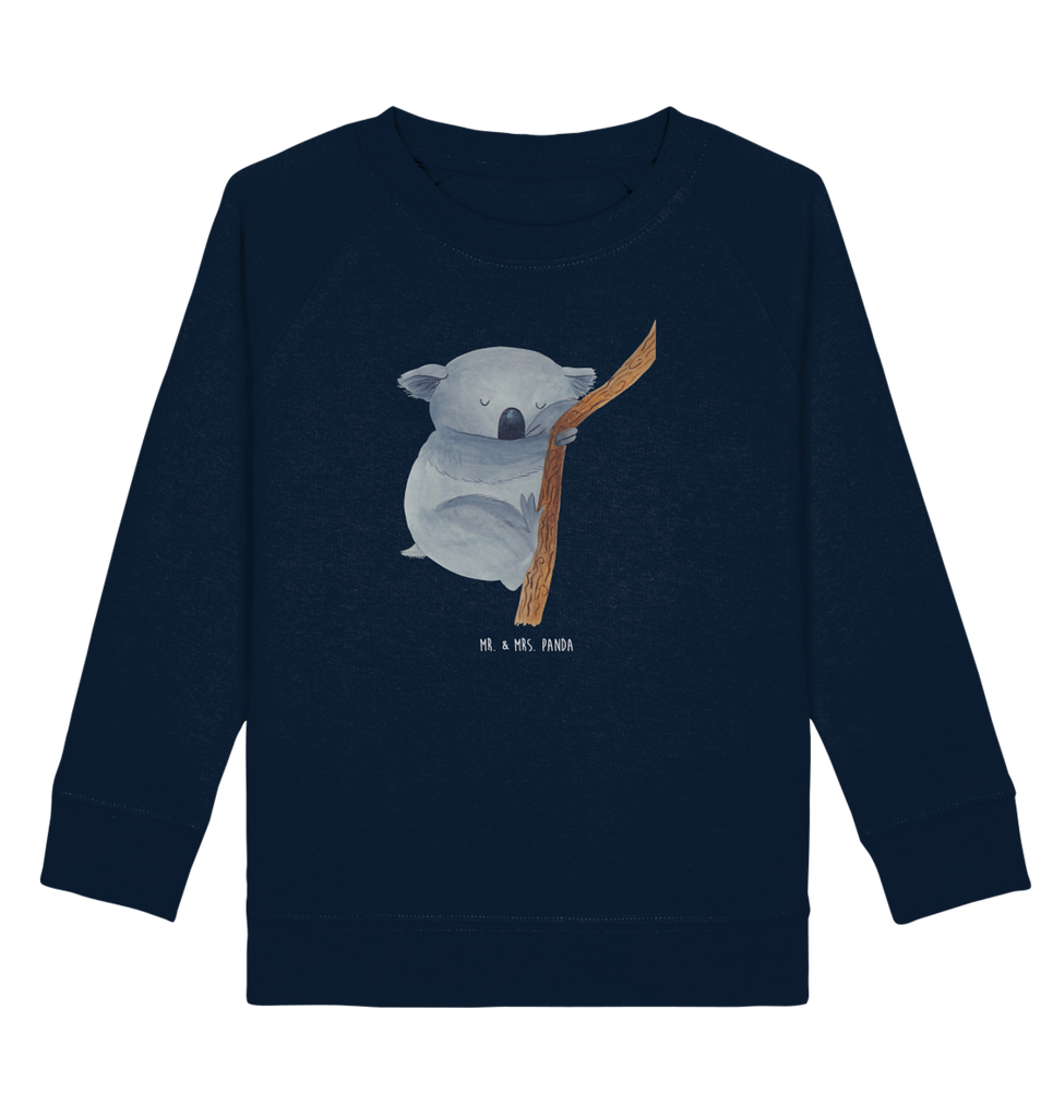 Organic Kinder Pullover Koalabär Kinder Pullover, Kinder Sweatshirt, Jungen, Mädchen, Tiermotive, Gute Laune, lustige Sprüche, Tiere, Koala, träumen, Traum, schlafen, Schlafzimmer, Traumland, Bär, Koalabär