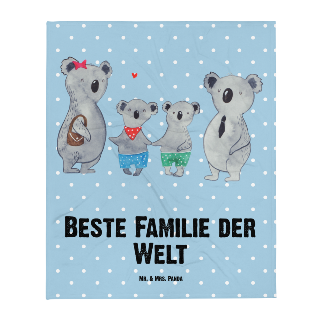 Kuscheldecke Koala Familie zwei