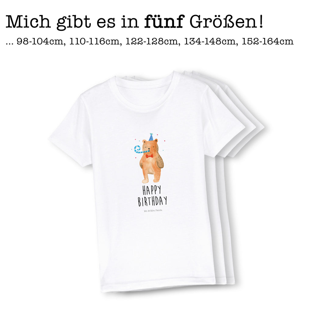 Organic Kinder T-Shirt Bär Geburtstag Kinder T-Shirt, Kinder T-Shirt Mädchen, Kinder T-Shirt Jungen, Bär, Teddy, Teddybär, Happy Birthday, Alles Gute, Glückwunsch, Geburtstag