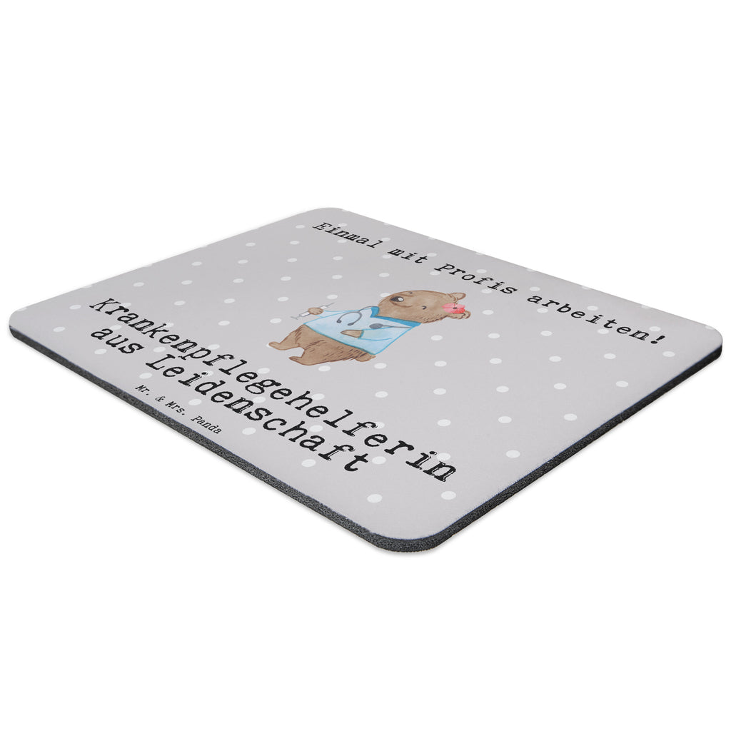 Mauspad Krankenpflegehelferin aus Leidenschaft Mousepad, Computer zubehör, Büroausstattung, PC Zubehör, Arbeitszimmer, Mauspad, Einzigartiges Mauspad, Designer Mauspad, Mausunterlage, Mauspad Büro, Beruf, Ausbildung, Jubiläum, Abschied, Rente, Kollege, Kollegin, Geschenk, Schenken, Arbeitskollege, Mitarbeiter, Firma, Danke, Dankeschön, Krankenpflegehelferin, Pflegehelferin, Pflegekraft