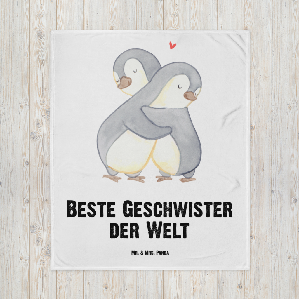 Kuscheldecke Pinguin Beste Geschwister der Welt Decke, Wohndecke, Tagesdecke, Wolldecke, Sofadecke, für, Dankeschön, Geschenk, Schenken, Geburtstag, Geburtstagsgeschenk, Geschenkidee, Danke, Bedanken, Mitbringsel, Freude machen, Geschenktipp, Geschwister, Geschwisterchen, Bruder, Schwester, Schwestern, Brüder, Familie, Nachwuchs