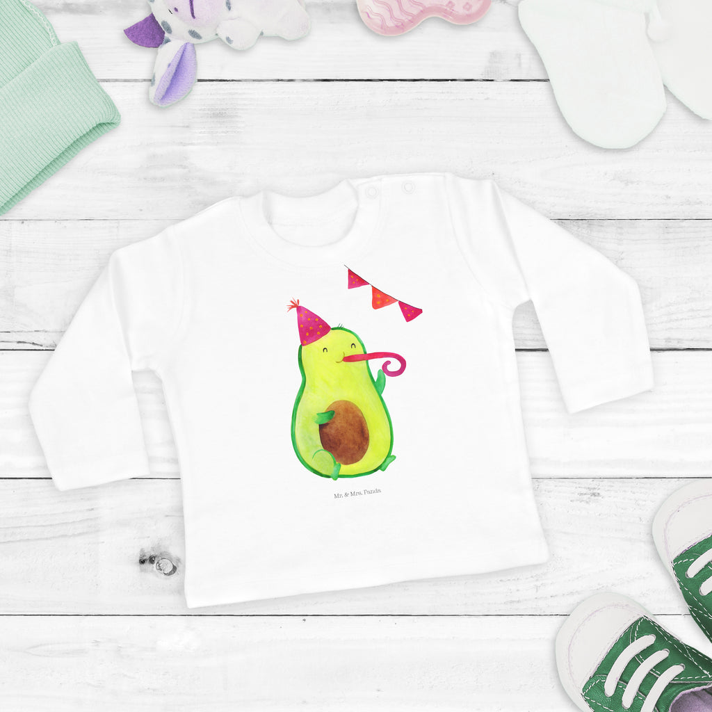 Baby Longsleeve Avocado Party Time Mädchen, Jungen, Baby, Langarm, Bio, Kleidung, Avocado, Veggie, Vegan, Gesund