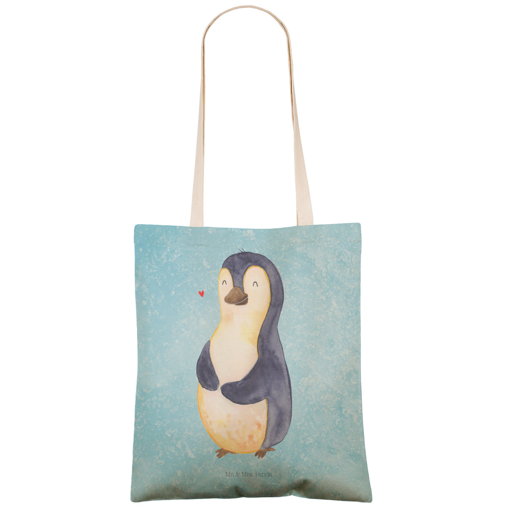 Einkaufstasche Pinguin Diät Tragetasche, Tasche, Beutel, Stofftasche, Baumwolltasche, Umhängetasche, Shopper, Einkaufstasche, Beuteltasche, Pinguin, Pinguine, Diät, Abnehmen, Abspecken, Gewicht, Motivation, Selbstliebe, Körperliebe, Selbstrespekt